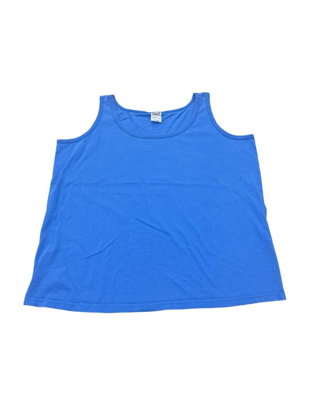 Vintage 1990s Anvil “Team Stupid The Fun Team” Blue Tank Top USA Made